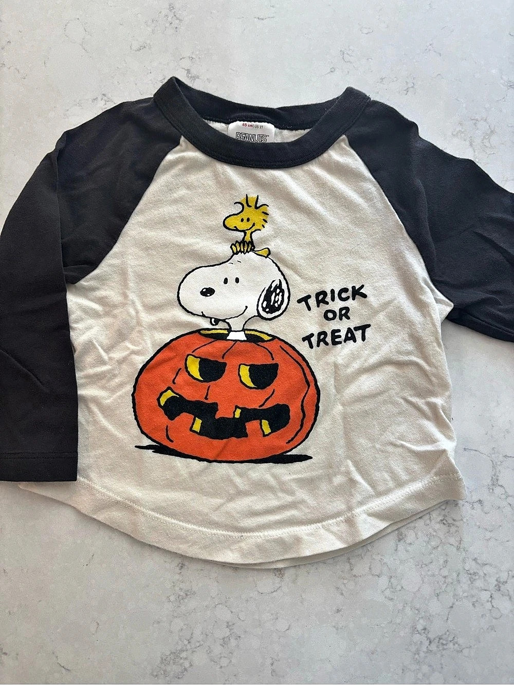 Hanna Andersson 2T Peanuts Halloween Long Sleeve Tee
